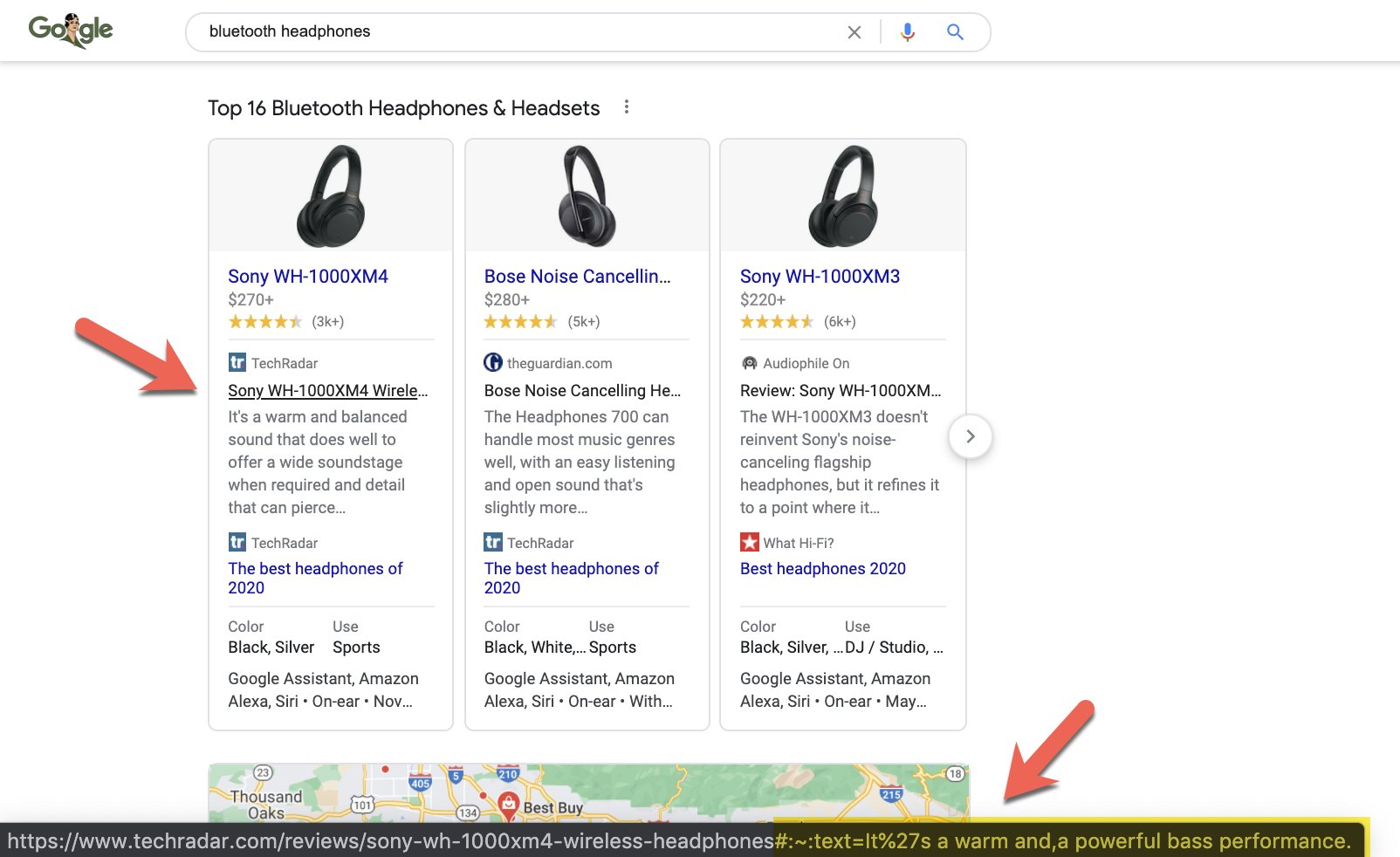 Google расширил функцию прокрутки на товарные объявления