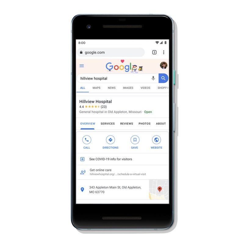Google добавил в Поиск функционал для телемедицины