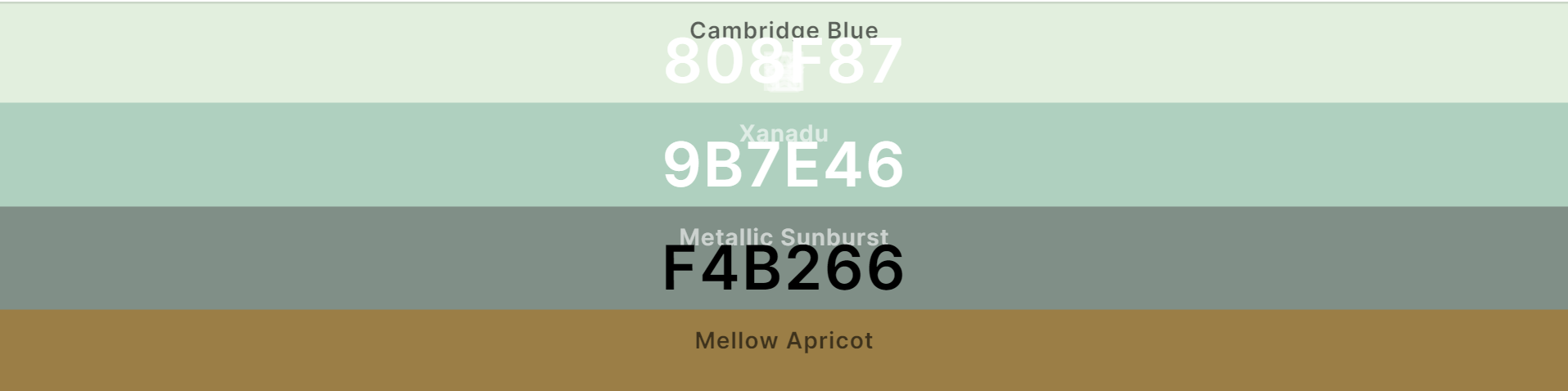 Цветовая палитра для дизайна сайта