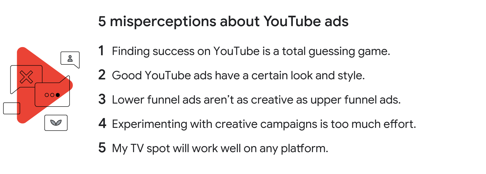 5 популярных заблуждений о привычных рекламных стратегиях на YouTube