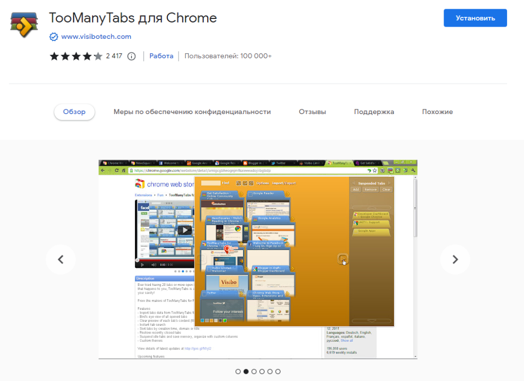 расширения для Google Chrome 