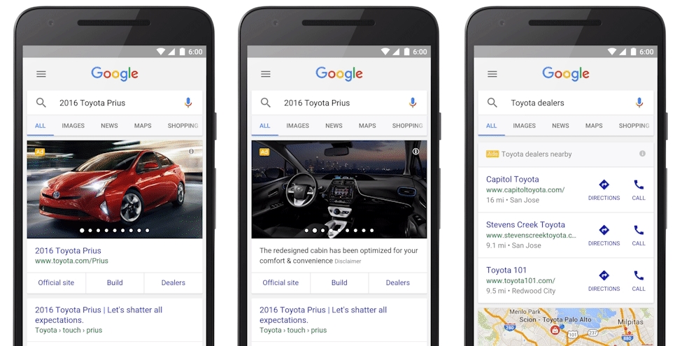 Как рекламировать автомобили и транспортные средства в Google
