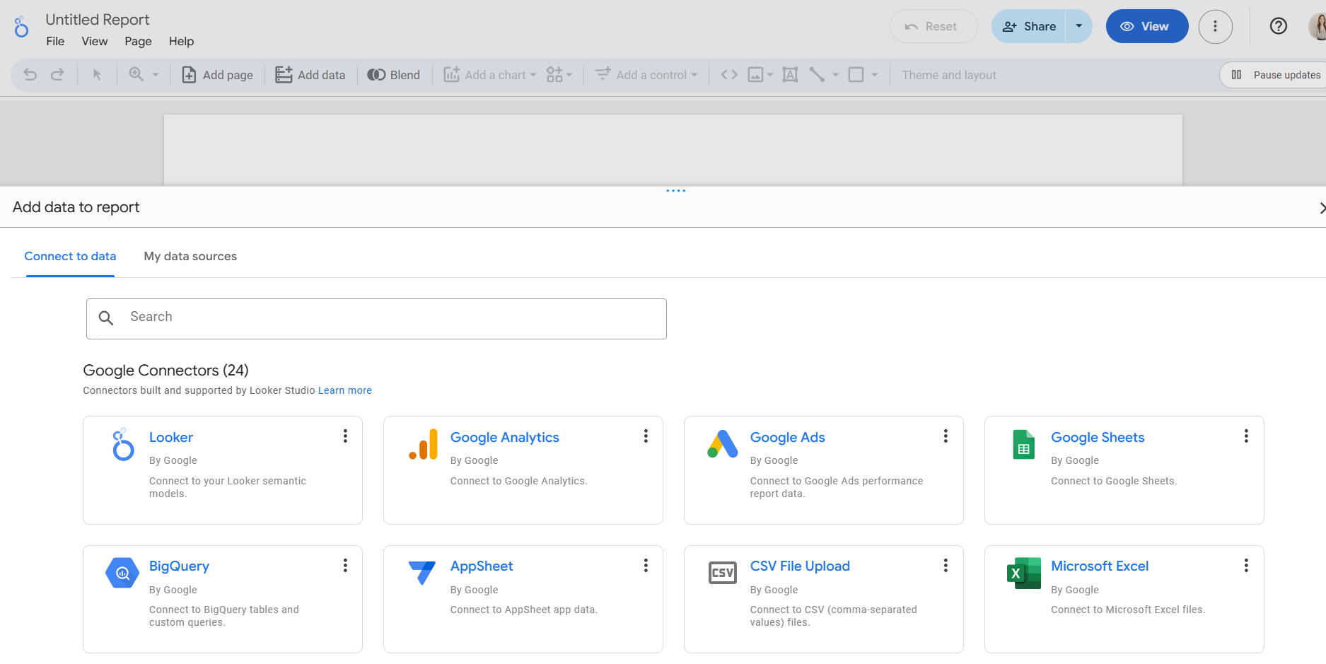  Как работать с Google Looker Studio: обзор интерфейса и базовых функций