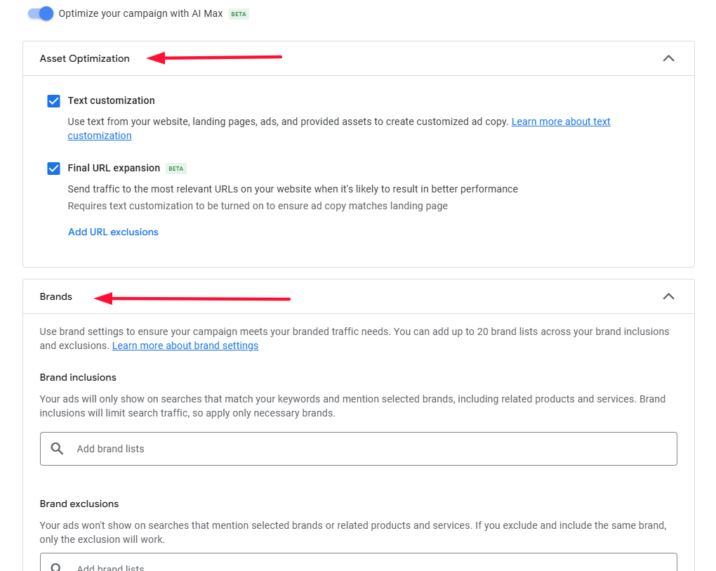 Как использовать AI Max от Google для повышения эффективности рекламных кампаний? - фото 3
